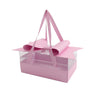 5PCS Transparent PVC Bow Gift Box with Ribbon Handles for Wedding