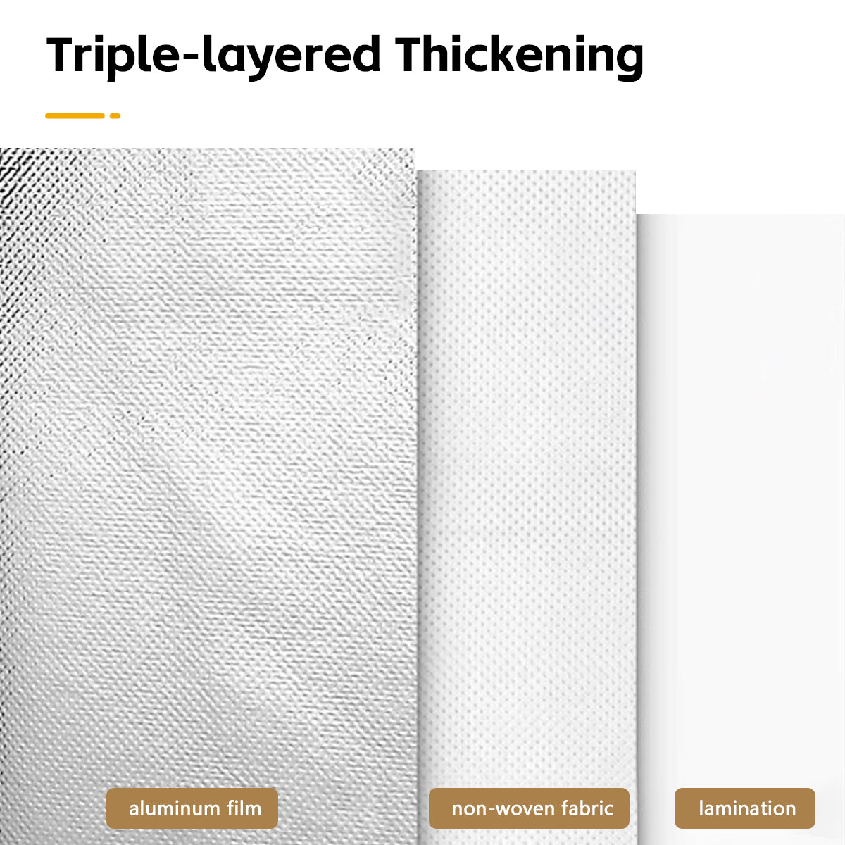 50PCS Thermal Insulated Takeaway Bags with Handles for Food Delivery