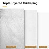 50PCS Thermal Insulated Takeaway Bags with Handles for Food Delivery