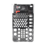 Battery Storage Box with Capacity Tester Organizer for Home Office