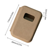 10PCS Handmade Soap Packaging Boxes Eco-Friendly Natural Pulp Window Design
