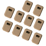 10PCS Handmade Soap Packaging Boxes Eco-Friendly Natural Pulp Window Design