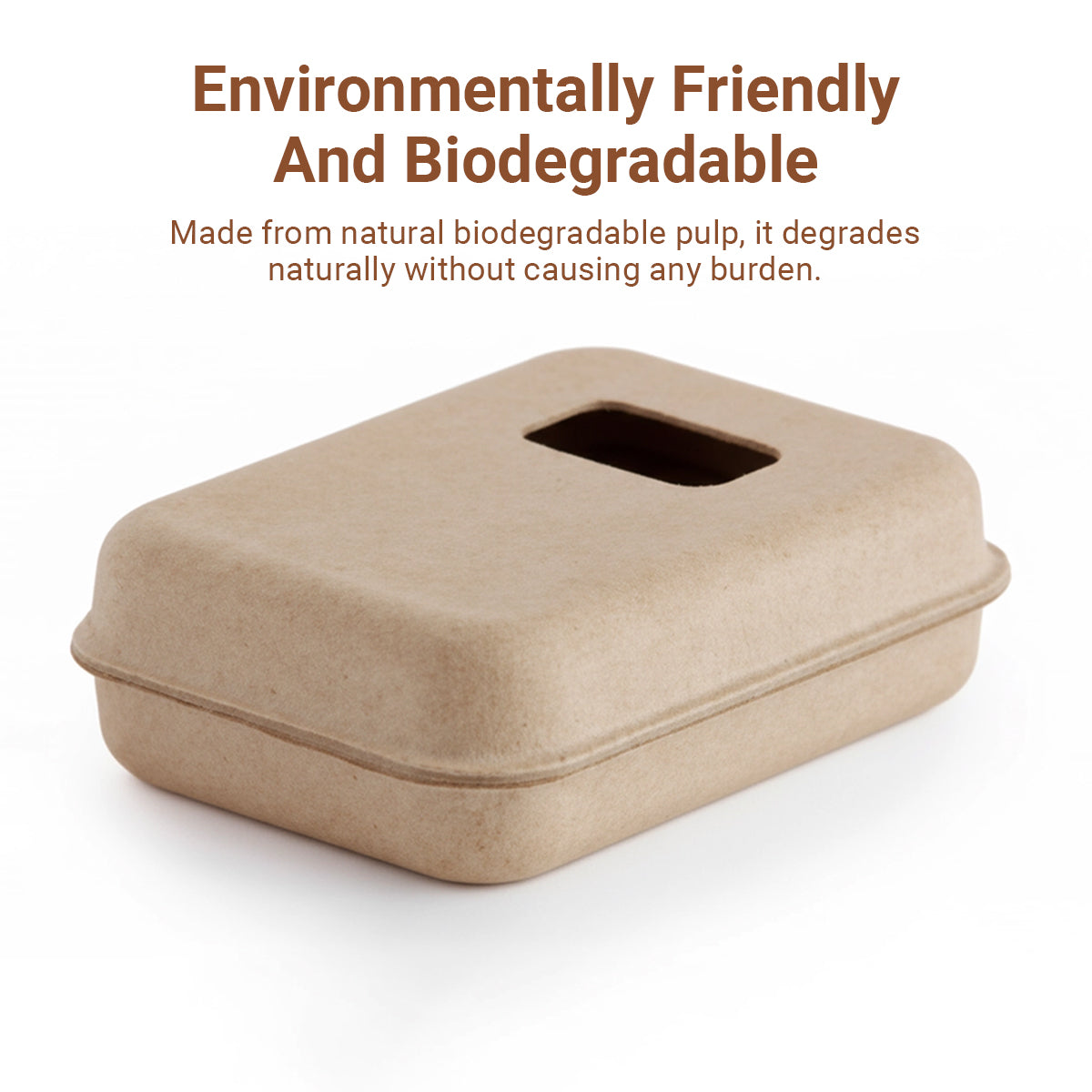 10PCS Handmade Soap Packaging Boxes Eco-Friendly Natural Pulp Window Design