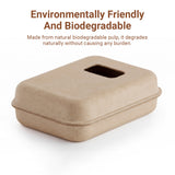 10PCS Handmade Soap Packaging Boxes Eco-Friendly Natural Pulp Window Design