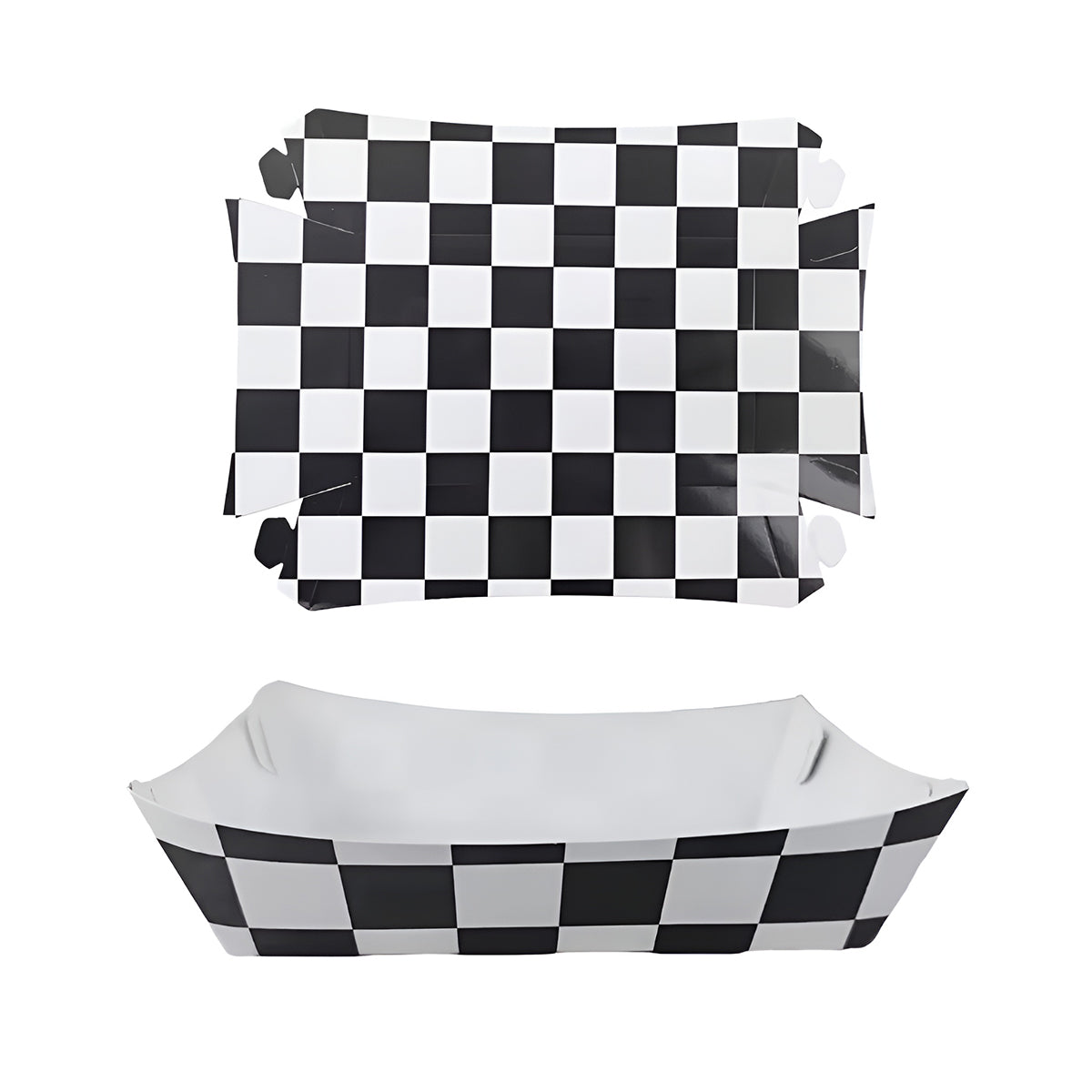 12PCS Food-Grade Disposable Fast Food Boxes Waterproof Oilproof for Snacks