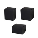 20PCS Black Cardboard Boxes Foldable Packaging for Essential Oil Bottles