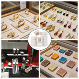 40PCS Kraft Gift Boxes with Clear Window Small Jewelry Party Favor Boxes