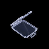 100PCS CF Card Case Hard Shell Clear PP Plastic Anti Shock