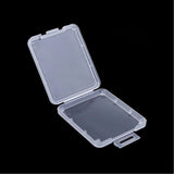 100PCS CF Card Case Hard Shell Clear PP Plastic Anti Shock