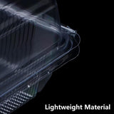 Cake Packaging Box Transparent PET Plastic 13cm 100 Pieces with Snap Lid