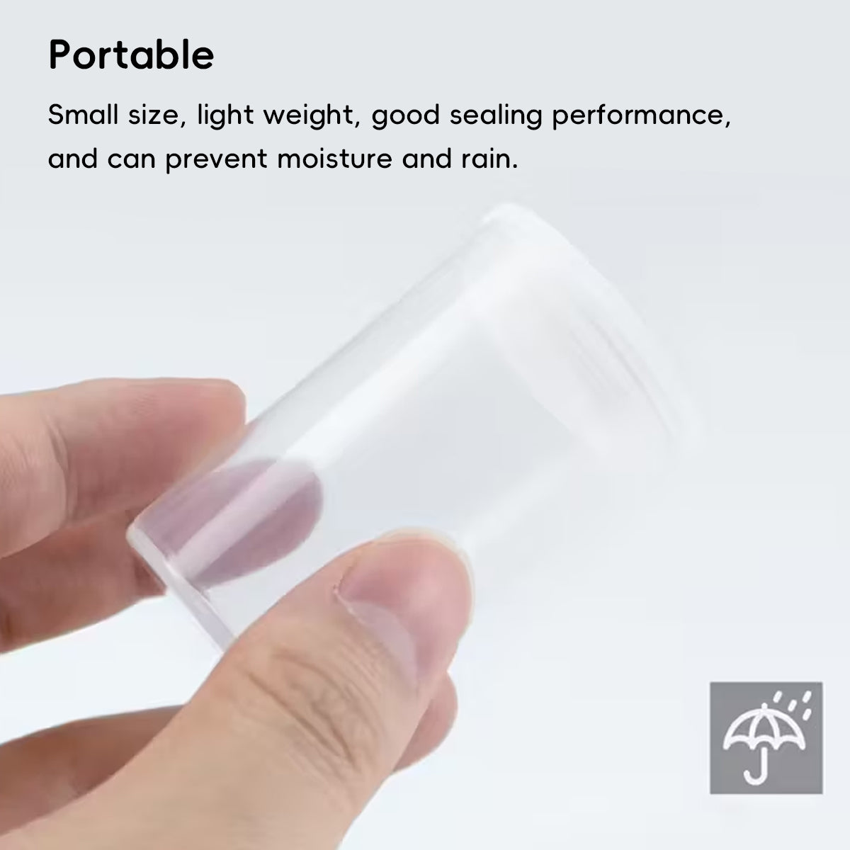 Mini Plastic Tube Seal Storage Boxes for Small Parts 20PCS