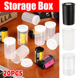 Mini Plastic Tube Seal Storage Boxes for Small Parts 20PCS