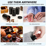 Mini Plastic Tube Seal Storage Boxes for Small Parts 20PCS