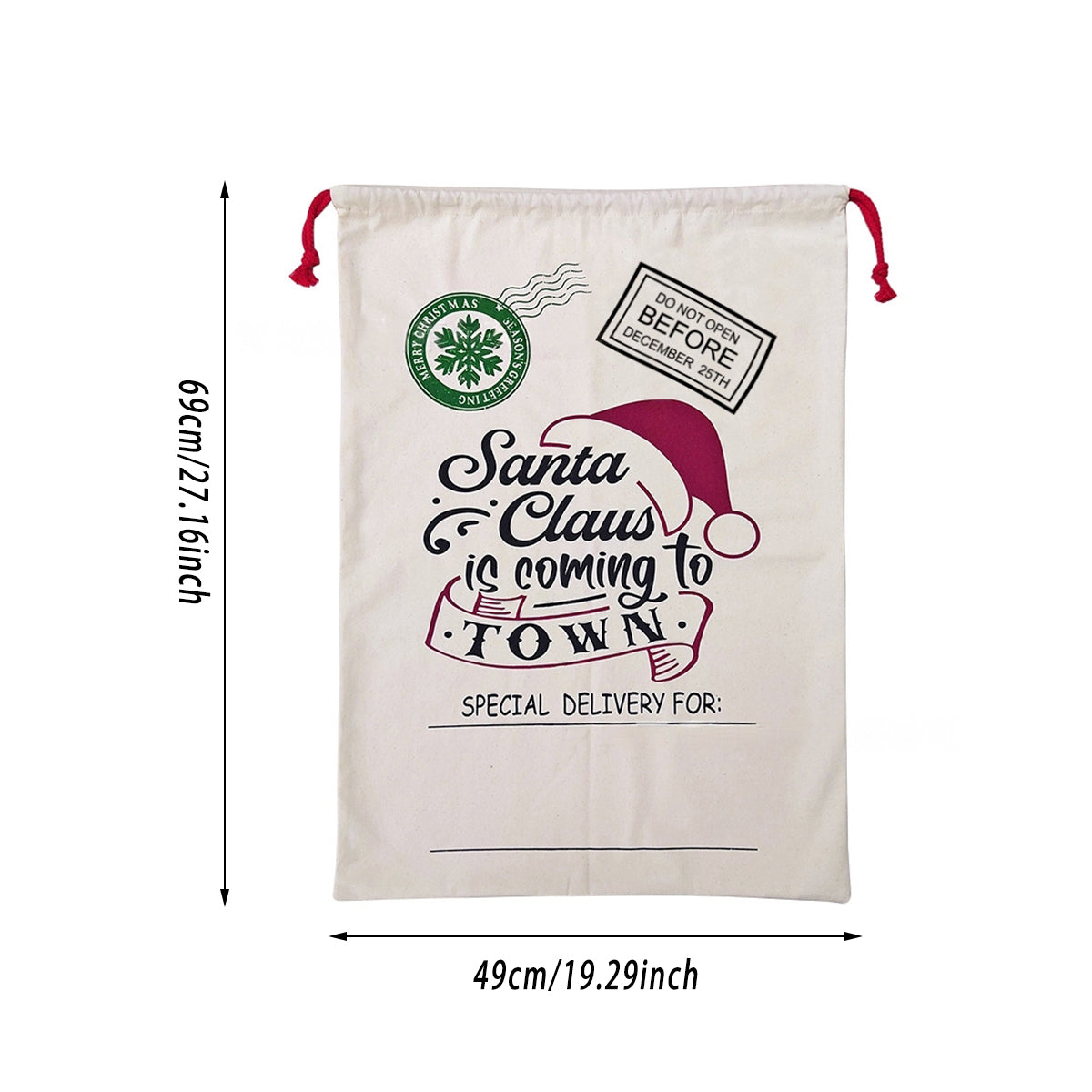Large Christmas Santa Gift Sack Bag 23Styles 1PC
