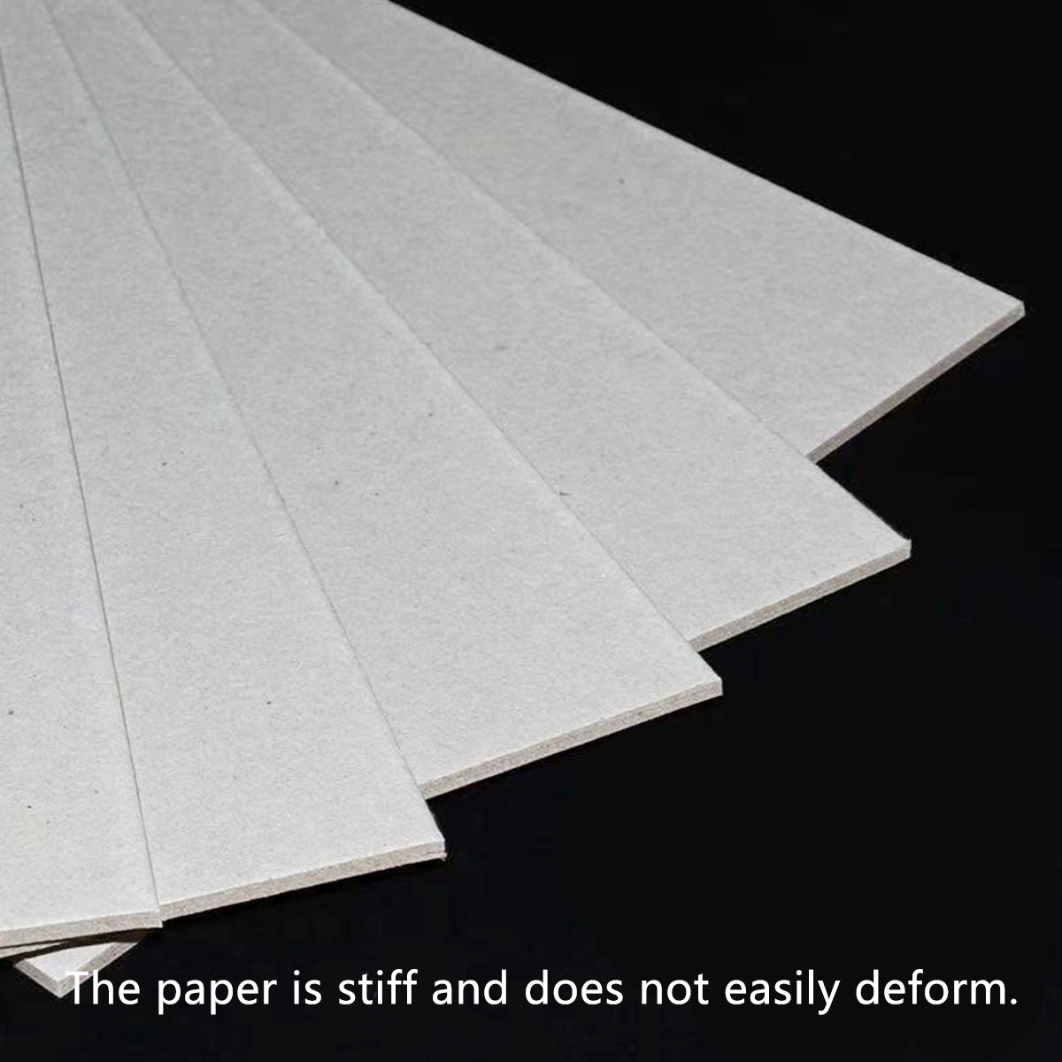 100 Pcs A4 Hard Cardboard Grey Board Printable Packaging Paper