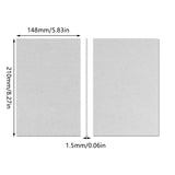 100 Pcs A4 Hard Cardboard Grey Board Printable Packaging Paper