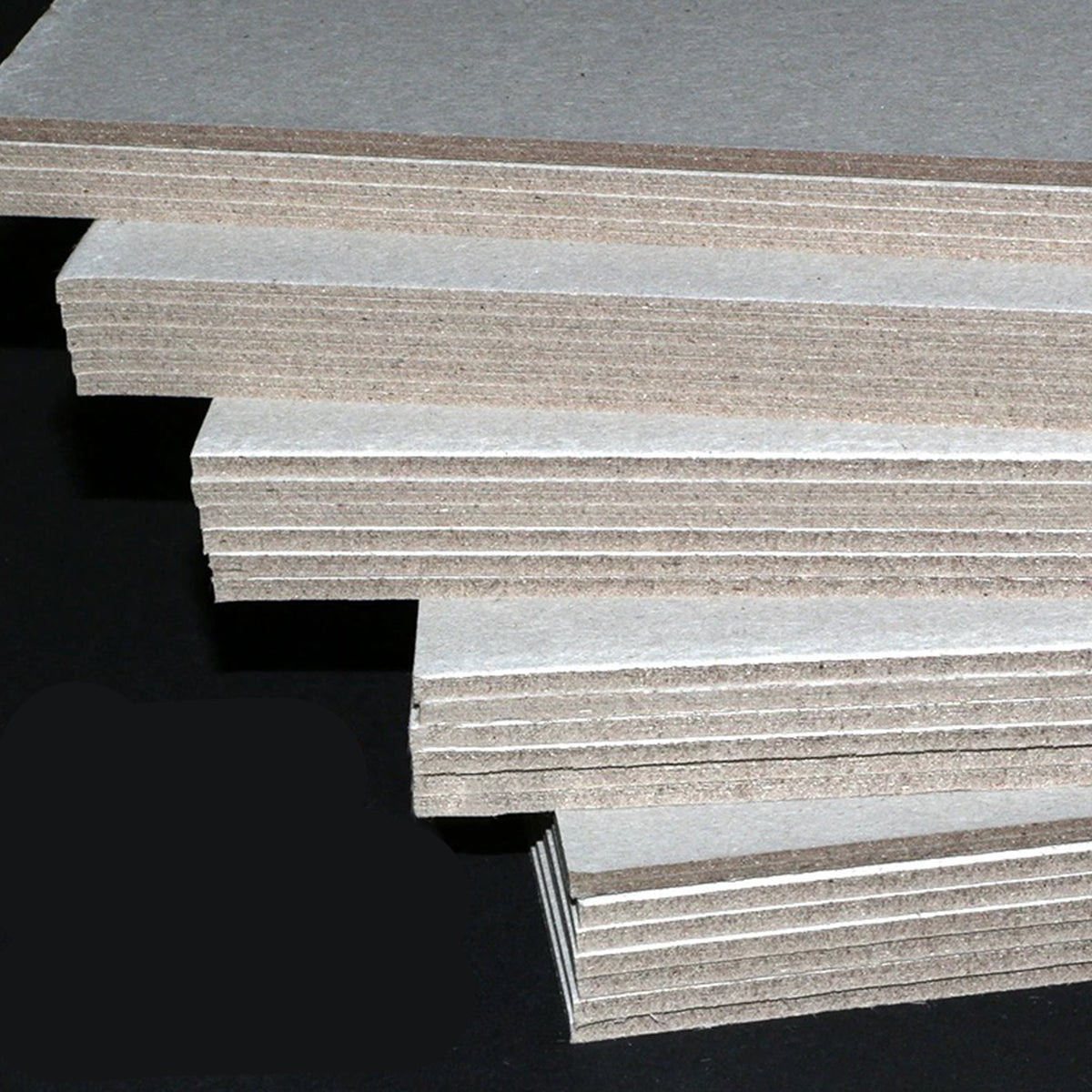 100 Pcs A4 Hard Cardboard Grey Board Printable Packaging Paper