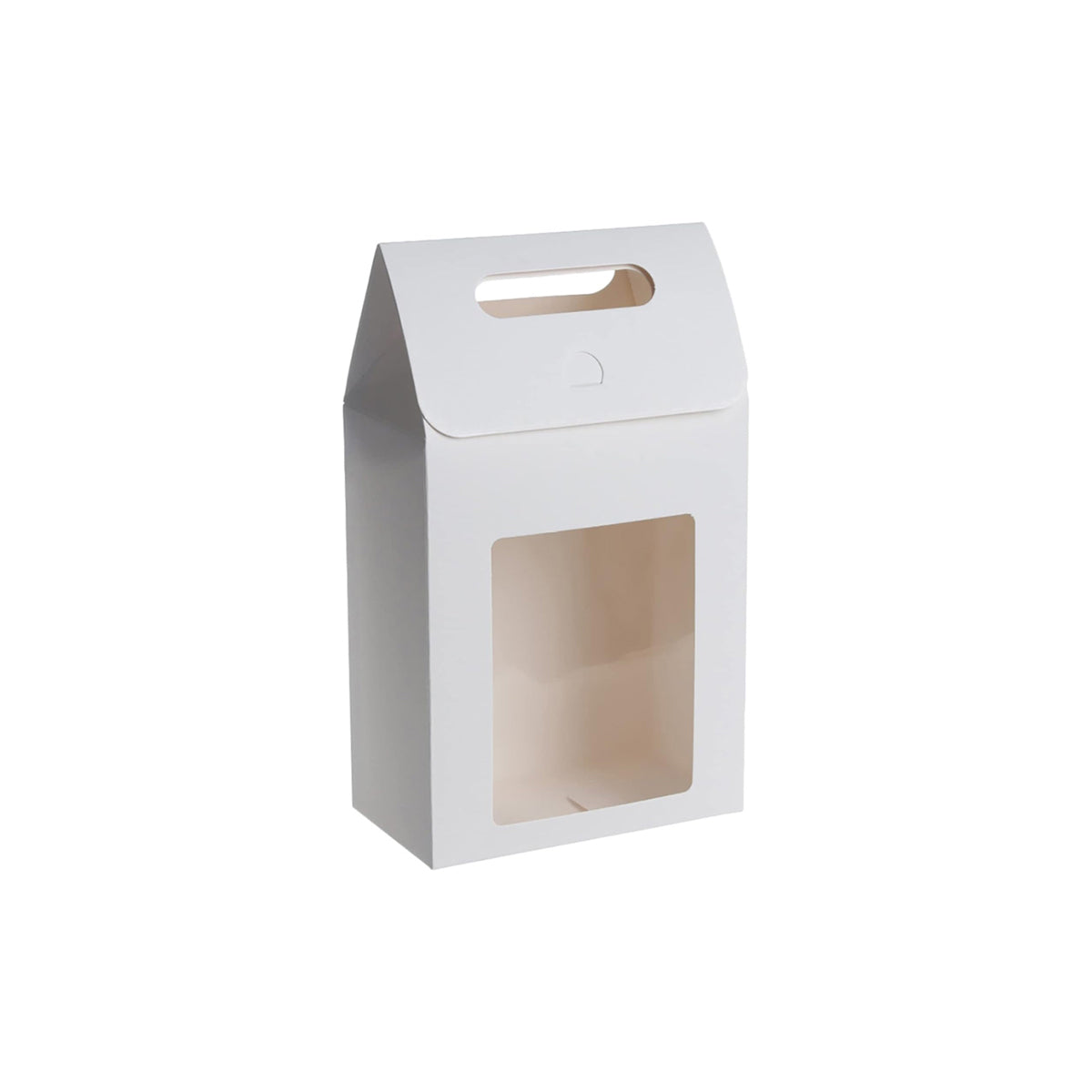 24PCS Kraft Gift Boxes with Clear Window Handle for Candy Packaging