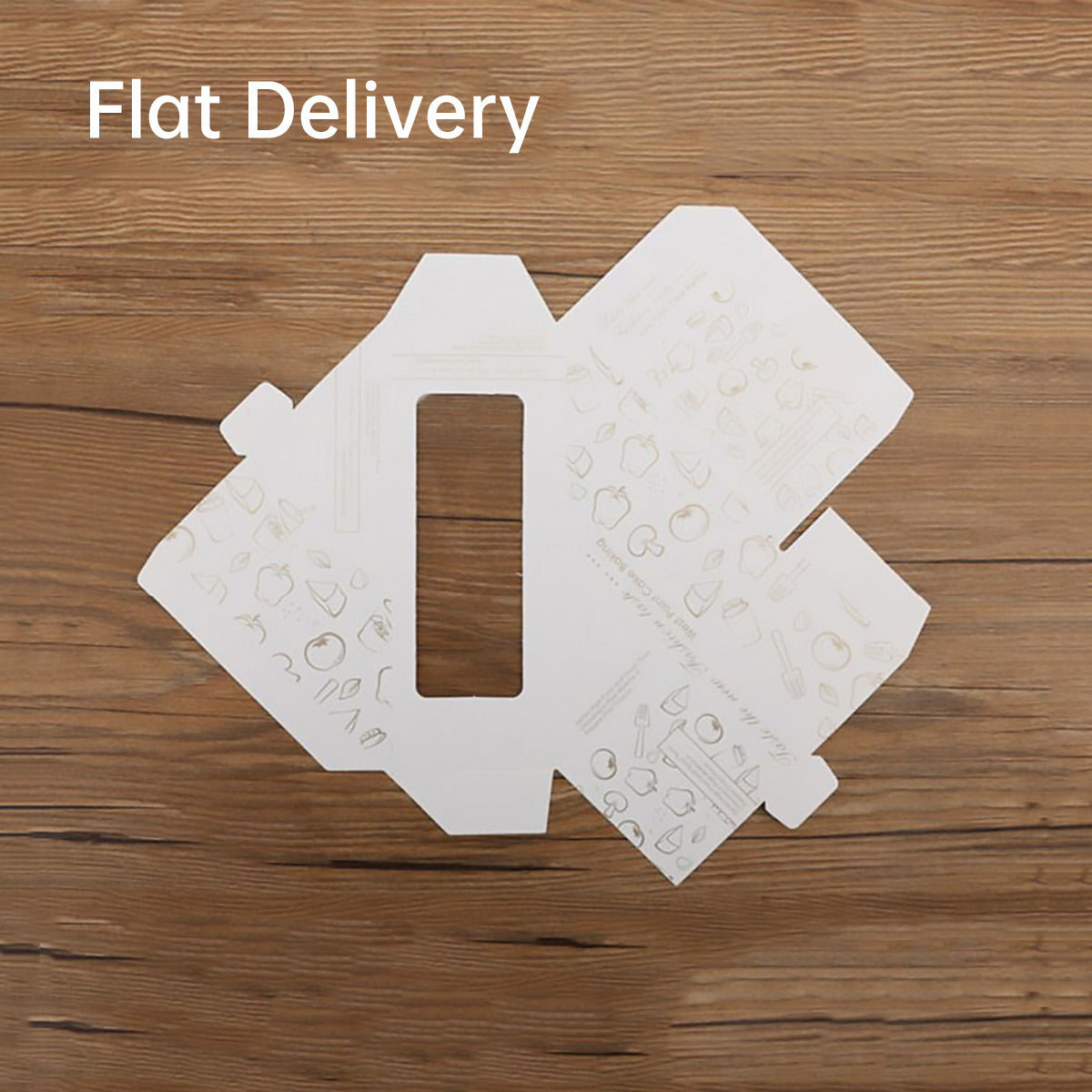 100PCS Transparent Window Sandwich Packaging Boxes Disposable Leakproof Food Safe