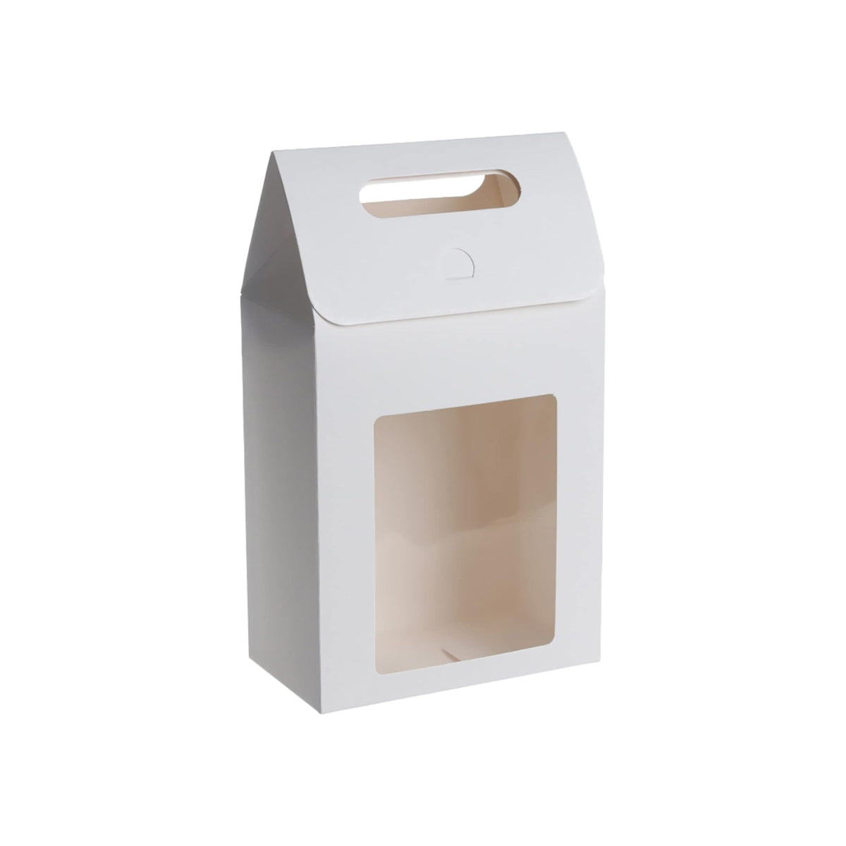 24 Pcs Handheld Kraft Paper Gift Boxes with Window for Wedding Packaging