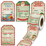 Christmas Stickers Labels 2 Rolls