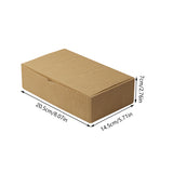 20 Pcs Corrugated Paper Gift Boxes Recyclable Eco Friendly for Gifts