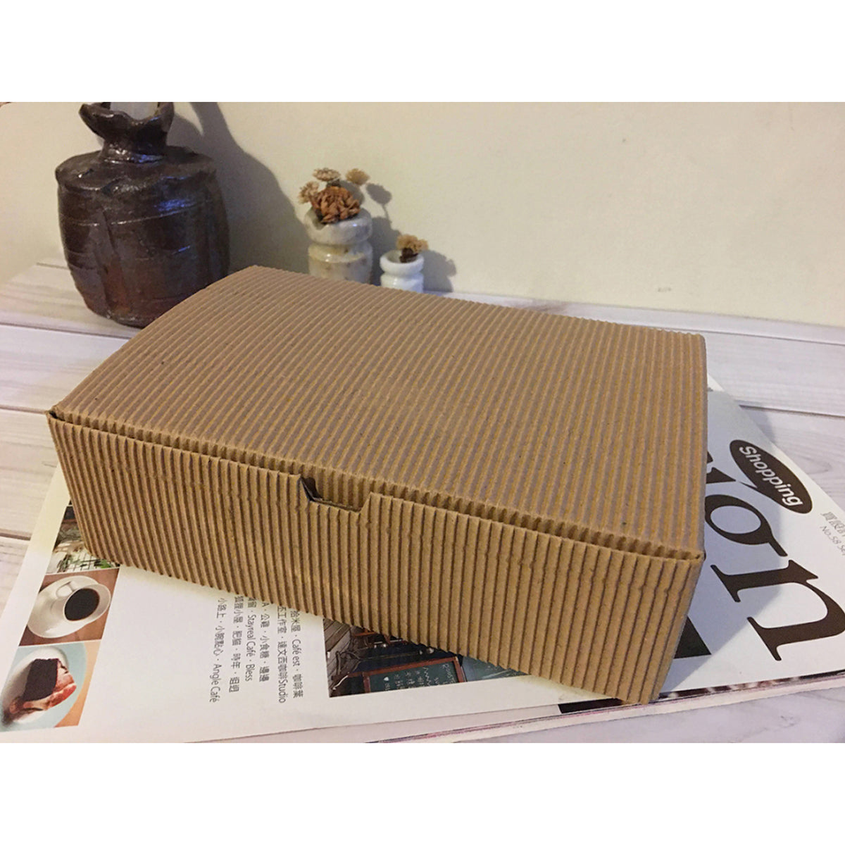 20 Pcs Corrugated Paper Gift Boxes Recyclable Eco Friendly for Gifts