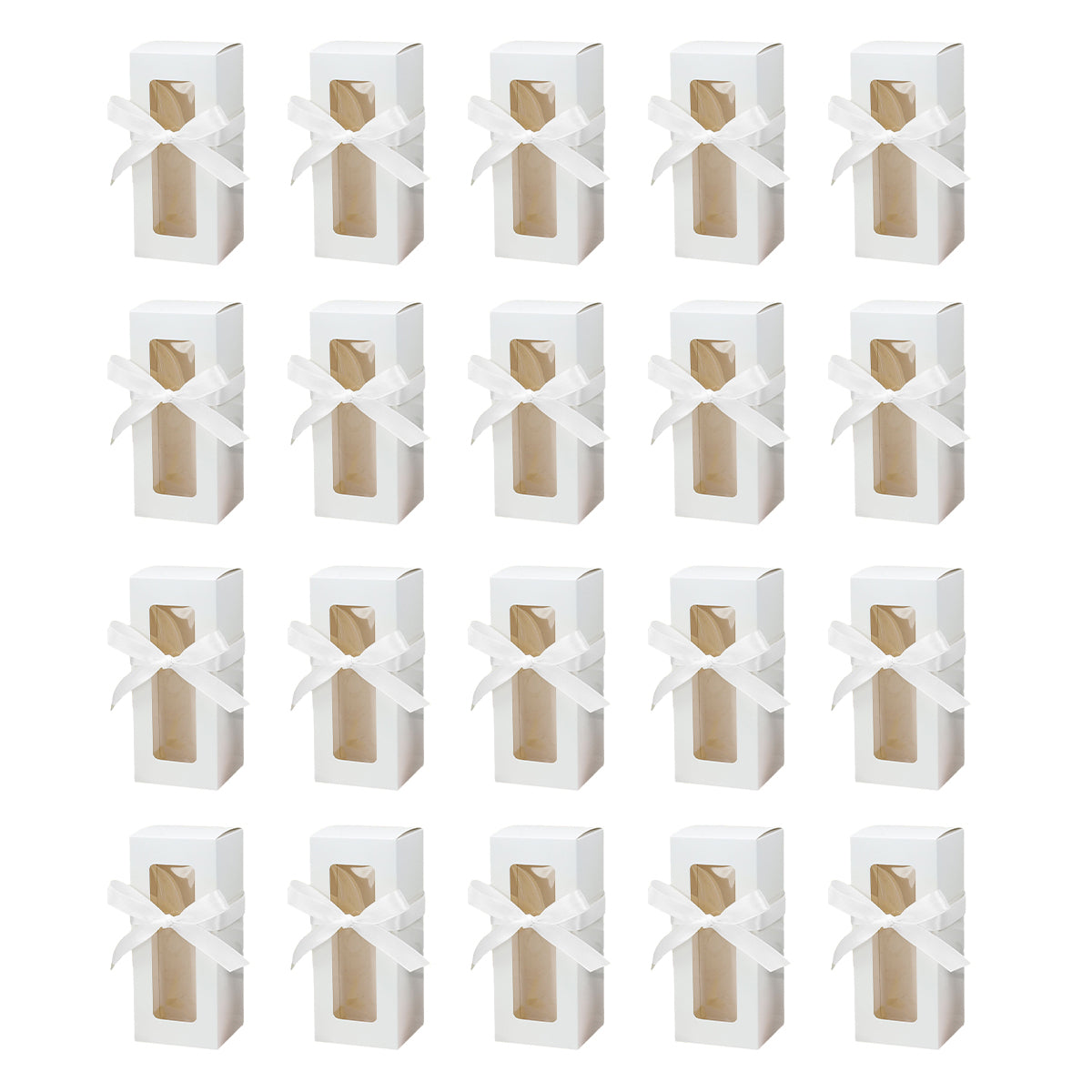 20PCS Cup Gift Boxes with Clear Window Coffee Mug Packaging Box
