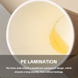 50PCS 300ml Disposable Coffee Cups Double Layer Food-Grade