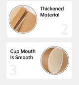 Disposable Takeaway Coffee Cups Double Wall Heat Resistant Hot Drink 50PCS