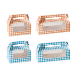20 Pcs Handheld Dessert Packaging Boxes Windowed Anti Crush Cakes Cookies