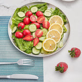 Stainless Steel Round Dinner Plate Set 6PCS