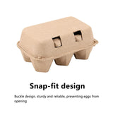 50 Pcs Egg Tray Box 6 8 10 Grid Shockproof Safe Food Storage