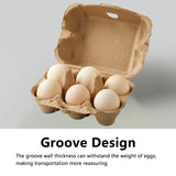 50 Pcs Egg Tray Box 6 8 10 Grid Shockproof Safe Food Storage