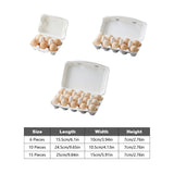 30PCS Pulp Egg Racks Leak-Proof Stackable Egg Storage Trays