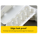 30PCS Pulp Egg Racks Leak-Proof Stackable Egg Storage Trays