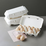 30PCS Pulp Egg Racks Leak-Proof Stackable Egg Storage Trays