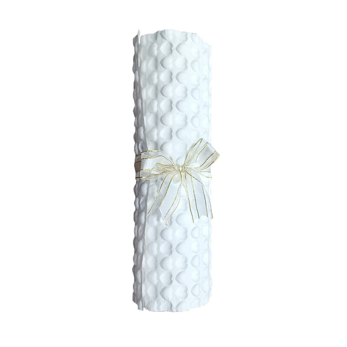 Embossed Kraft Paper Packaging Sheet White Gift Wrap