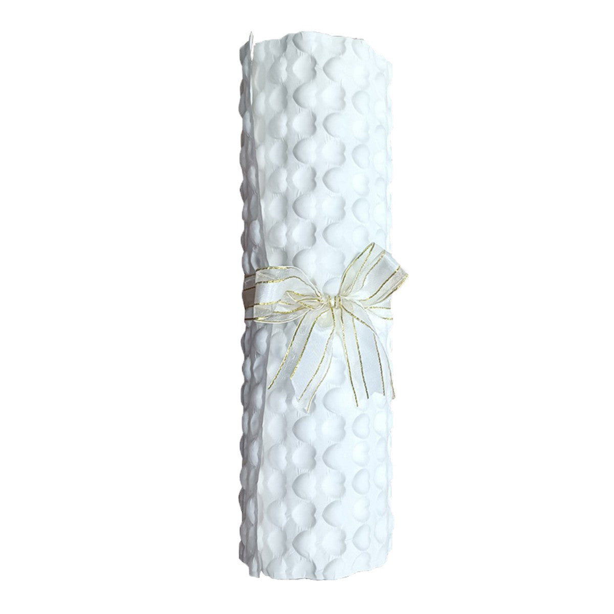 Embossed Kraft Paper Packaging Sheet White Gift Wrap