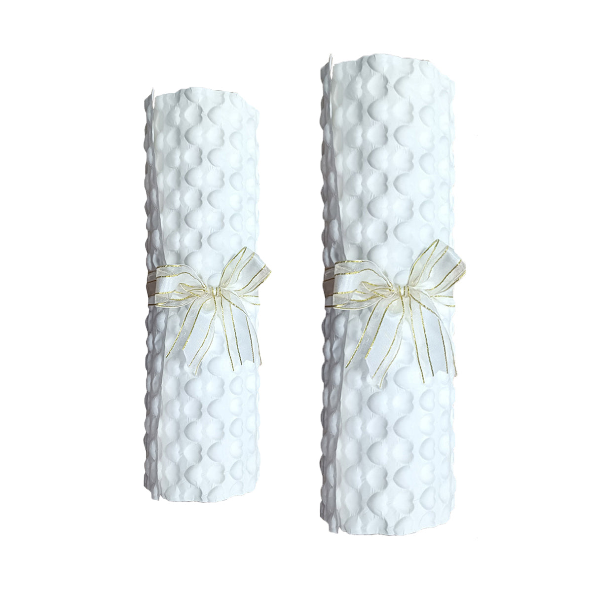 Embossed Kraft Paper Packaging Sheet White Gift Wrap