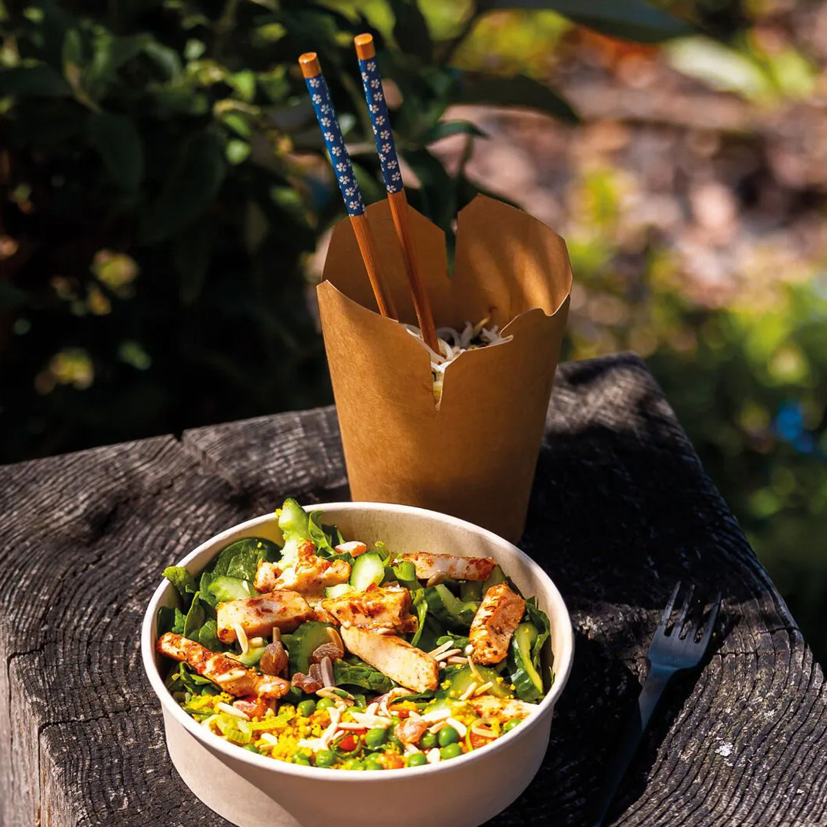 50PCS Food Grade Fast Food Takeaway Boxes Leakproof Greaseproof 16/26/32OZ