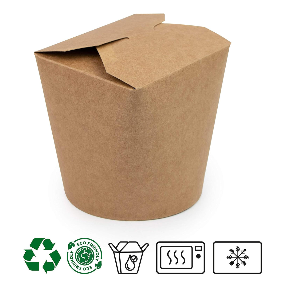 50PCS Food Grade Fast Food Takeaway Boxes Leakproof Greaseproof 16/26/32OZ