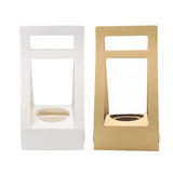 30PCS Kraft Paper Flower Gift Boxes with Handle for Wedding Favors