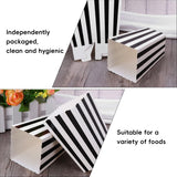 100PCS Popcorn Boxes Food Grade Disposable Snack Packaging