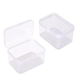 10PCS Mini Clear Plastic Storage Boxes Small Parts Organiser