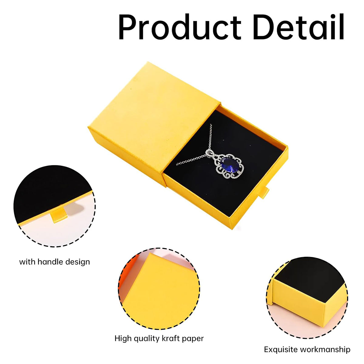 10PCS Drawer Jewelry Storage Boxes 9x9x3cm Velvet Organizer