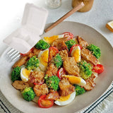 100PCS Disposable Biodegradable Lunch Box for Food Storage Takeaway Meal Safe