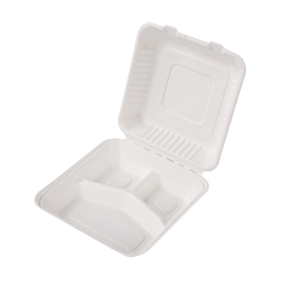 100PCS Disposable Biodegradable Lunch Box for Food Storage Takeaway Meal Safe