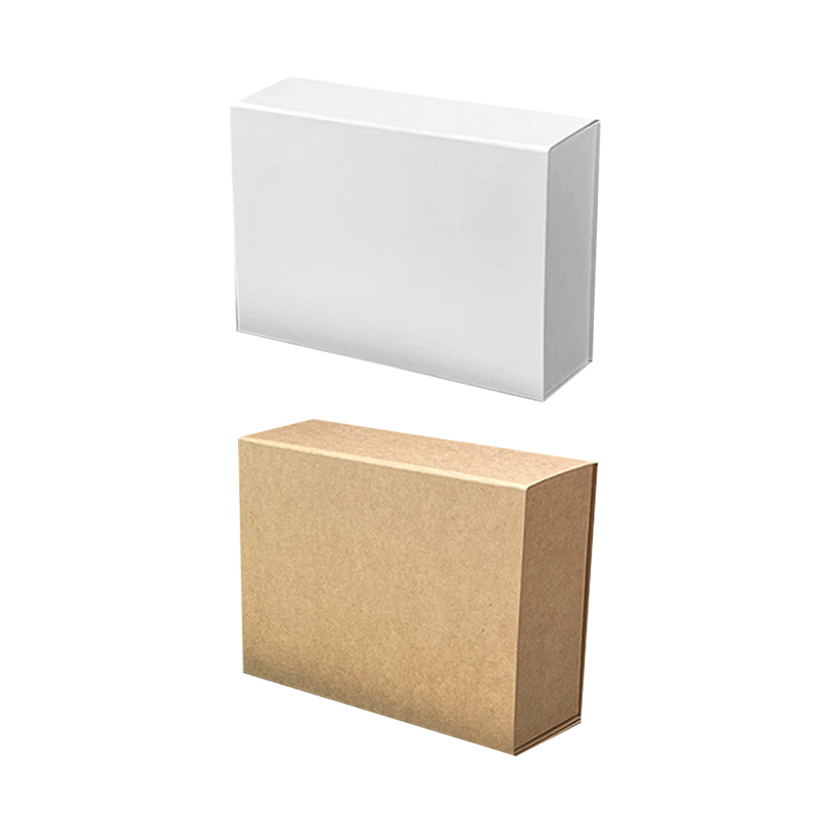 2pcs Gift Packaging Box Set Flip Top Souvenir Storage