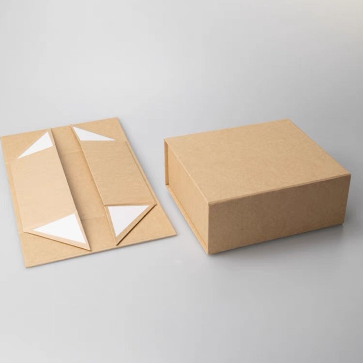 2pcs Gift Packaging Box Set Flip Top Souvenir Storage